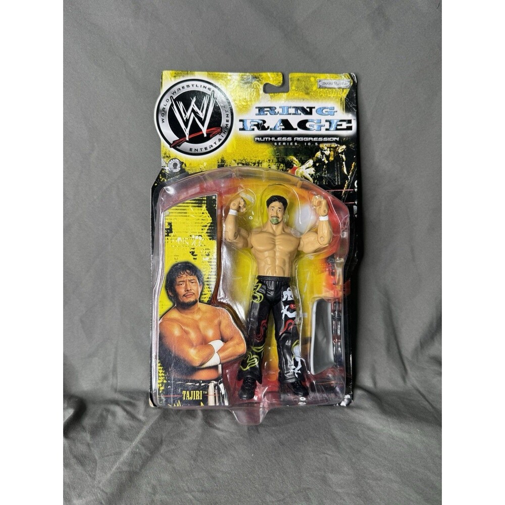 BNIB WWE Tajiri Jakks Wresting Toy Action Figure Ring Rage Ruthless Series 10.5